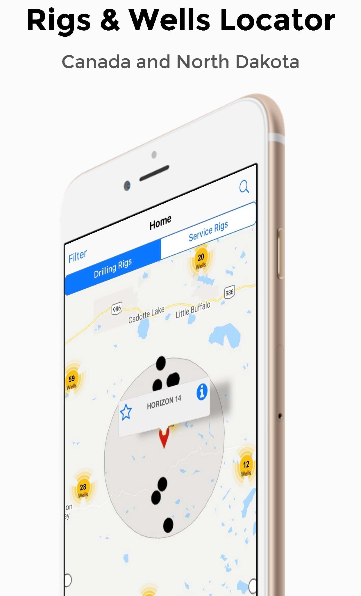 GeoActivity Rig Finder