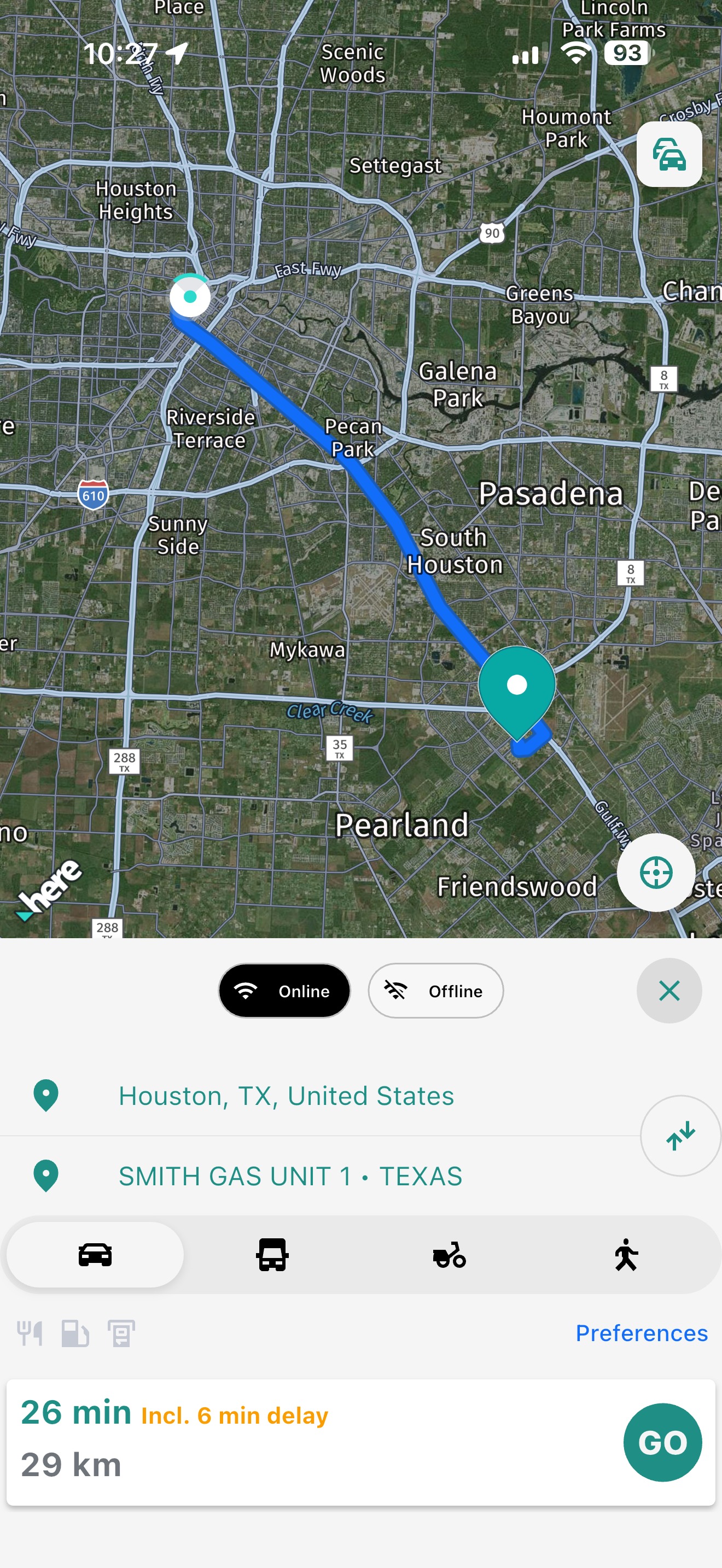 OilField Route — Newest mobile app screenshot